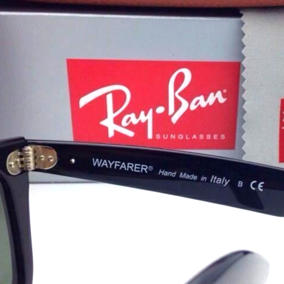 LIKE NEW RayBan Wayfarer Black RB2140 Men /Women Sunglasses - Picture 9 of 16